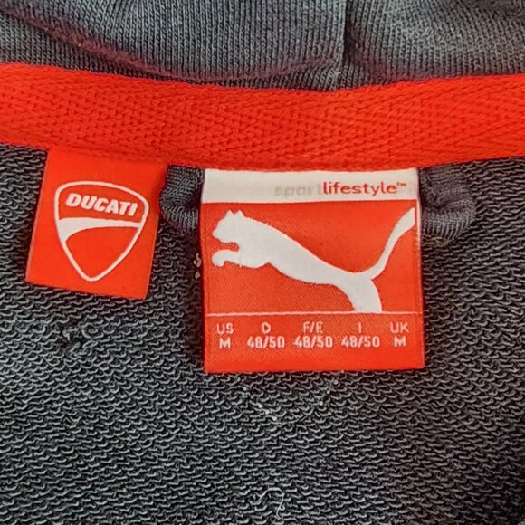 Puma Ducati Motorcycle Sport Lifestyle Jacket Mens Medium - Picture 3 of 10